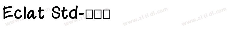 Eclat Std字体转换